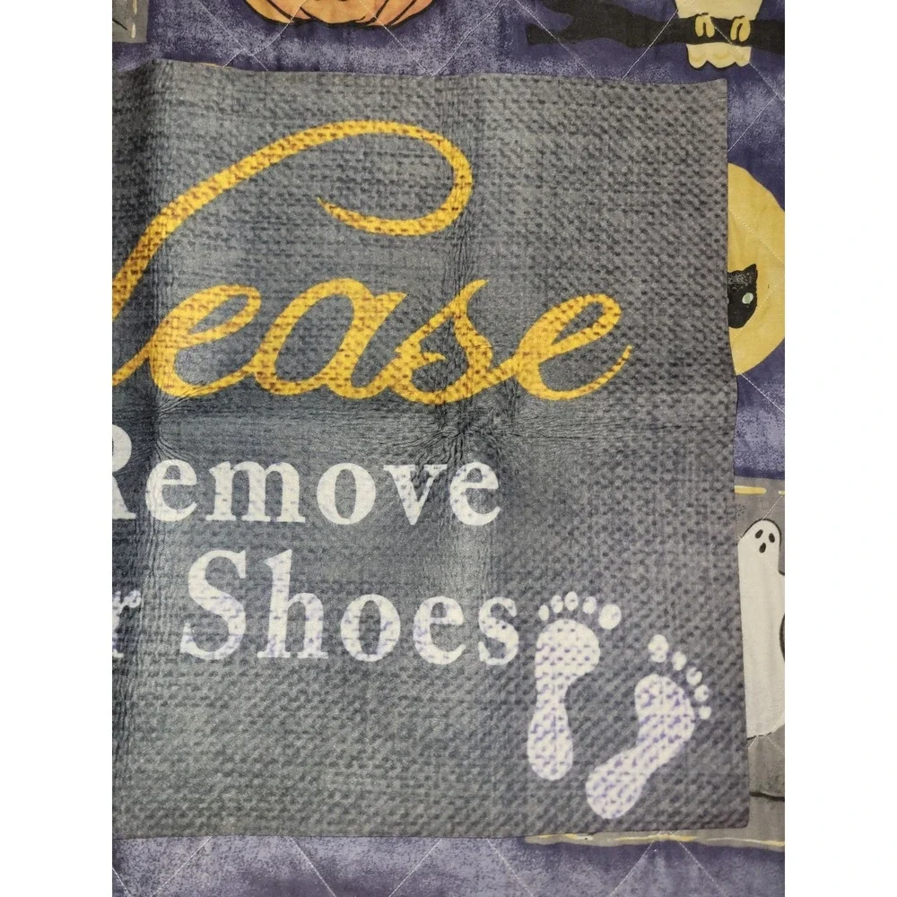 Door Mat Welcome Please Remove Your Shoes Doormat Entrance Floor Rug‎ Carpet